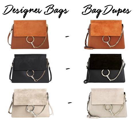 chloe daria bag dupe|chloe canvas handbag dupe.